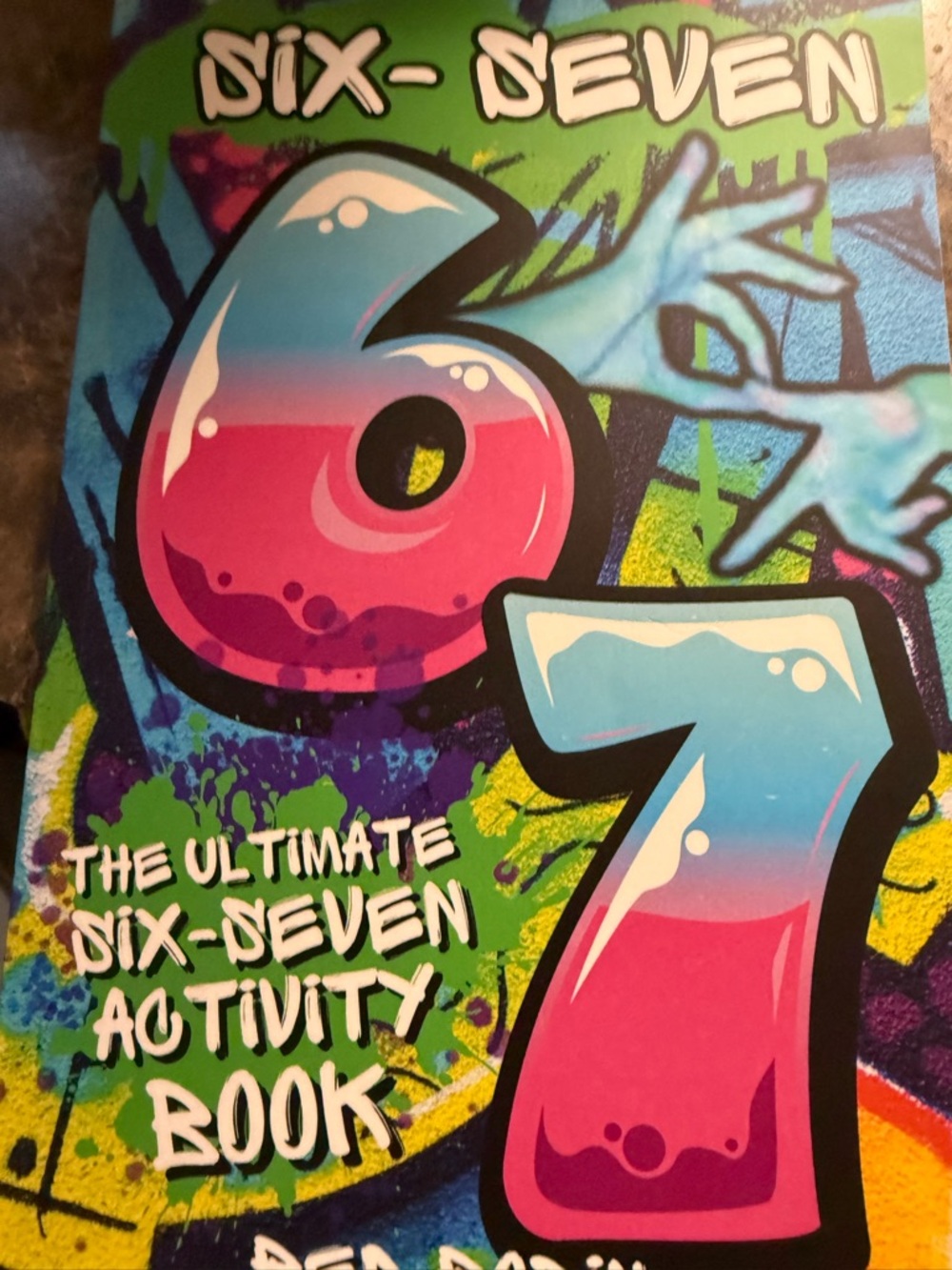 🧡15 for $20🧡 
Six-Seven Activity Book - Bright Graffiti Cover